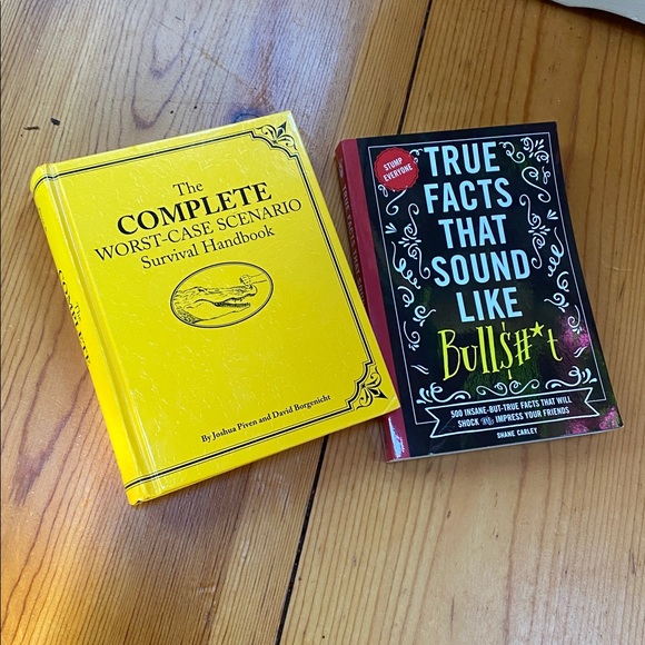 ‘The Complete Survival Handbook’ and ‘True Facts that sound like Bull$#*t’ Books - Picture 1 of 8